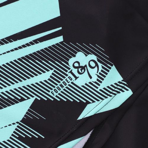 Black & Mint Lincoln Polo (Xlarge)